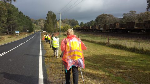 Walk for the Silent Many: a 9 day walk in silence from Sydney to Canberra. 