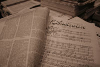 Close-up of the text of journal 'New Australia'