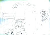 Child's picture "Weird Day"