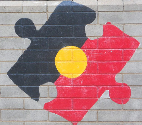 Aboriginal Flag Puzzle Piece