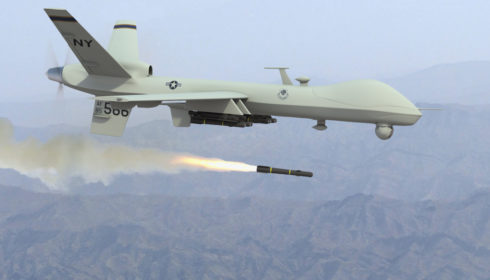 Photo of Predator drone firing missile