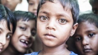 Rohingya children.