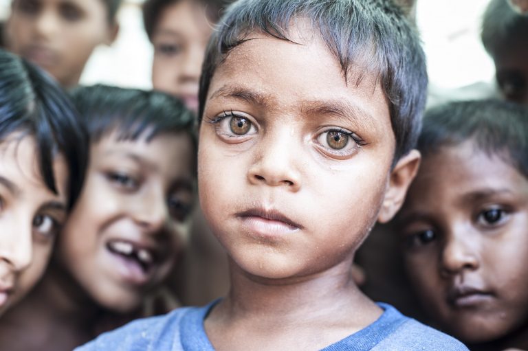 Rohingya children.