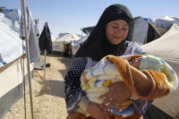 Syrian woman in Za'atari camp