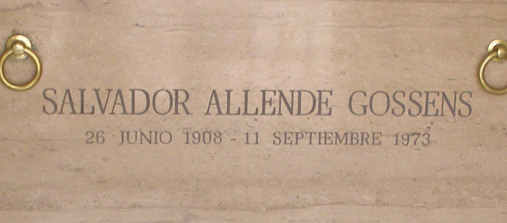 Allende's tomb poem