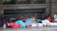 homeless melbourne flinders st
