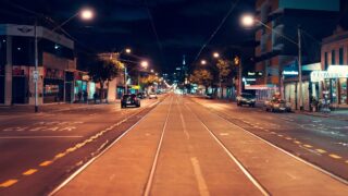 Melbourne tram tracks